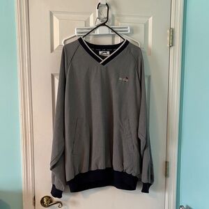 Slazenger V-Neck Pullover in Gray and Black